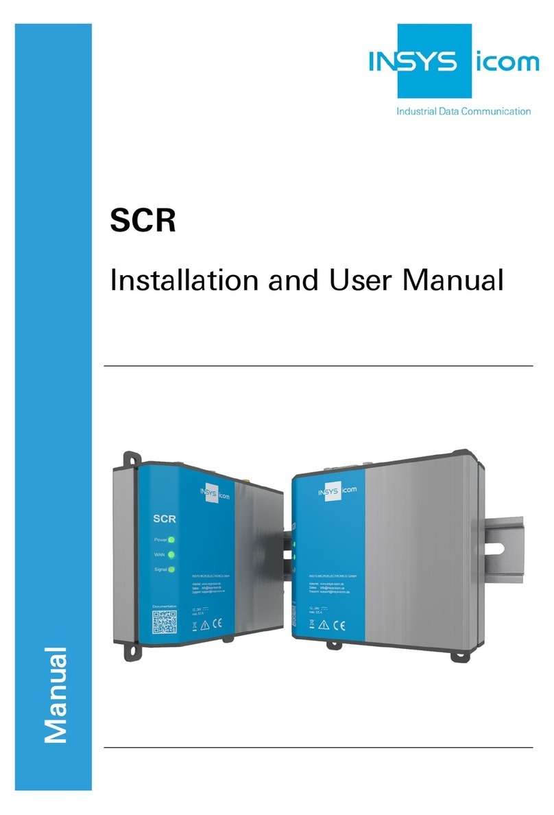 INSYS SCR-E300 User manual