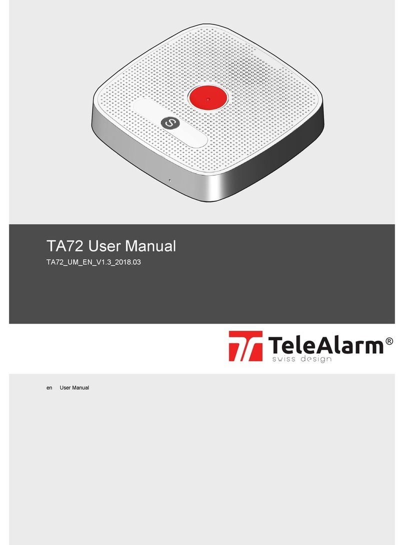 TeleAlarm TA72 User manual