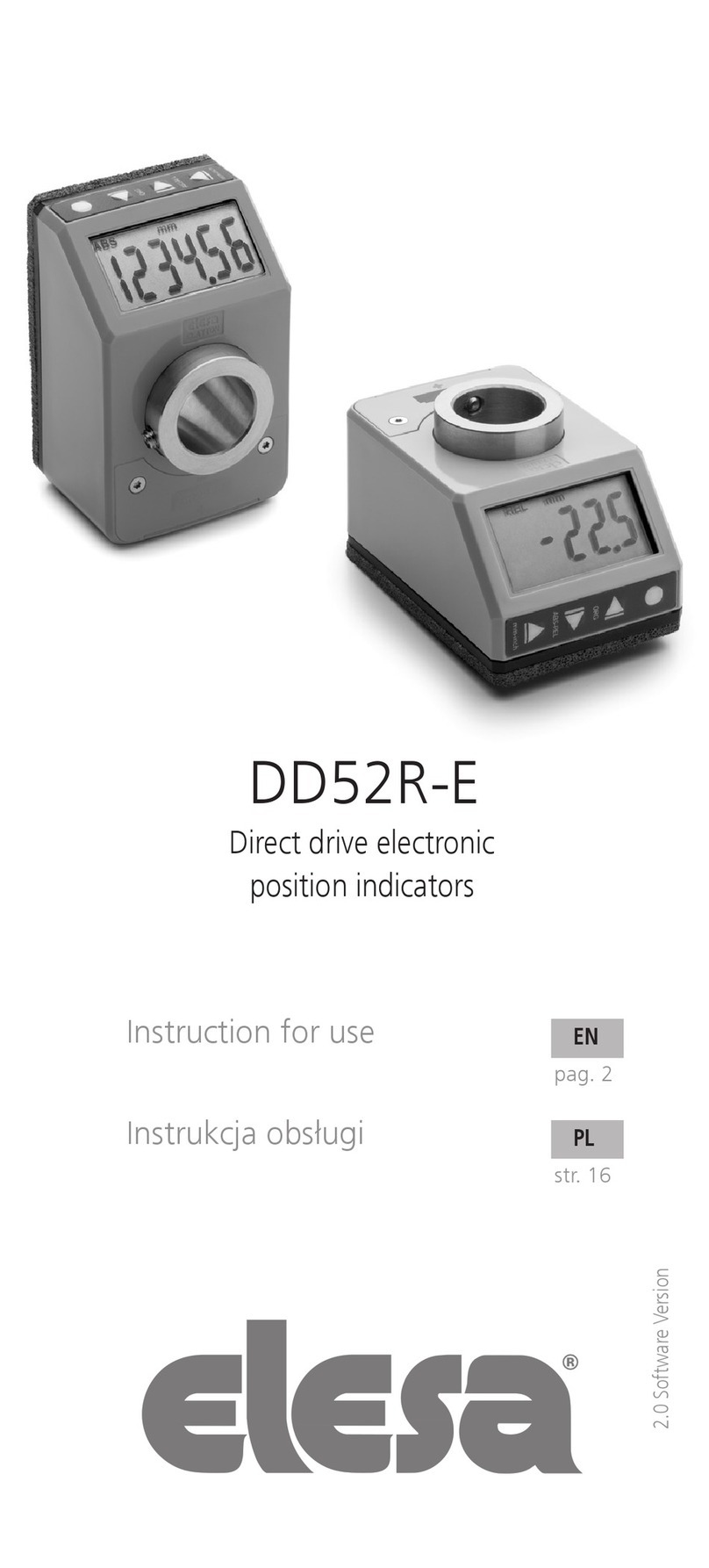 Elesa DD52R-E Instructions for use