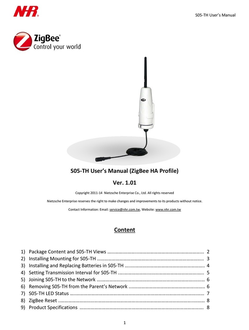 NHR S05-TH user manual