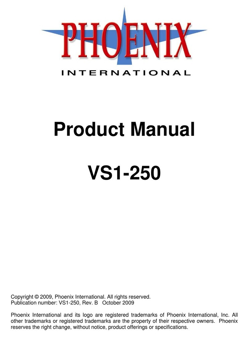 Phoenix VS1-250 User manual