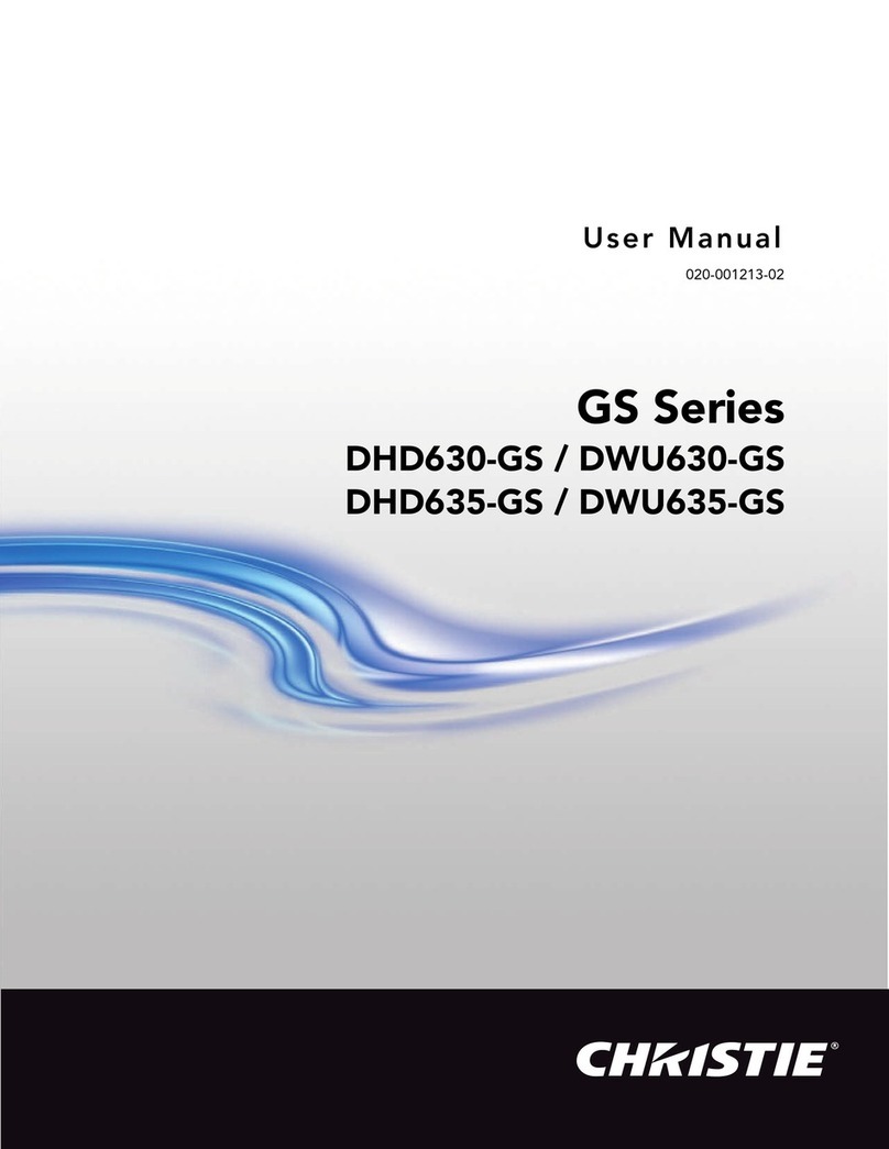 Christie DHD635-GS user manual