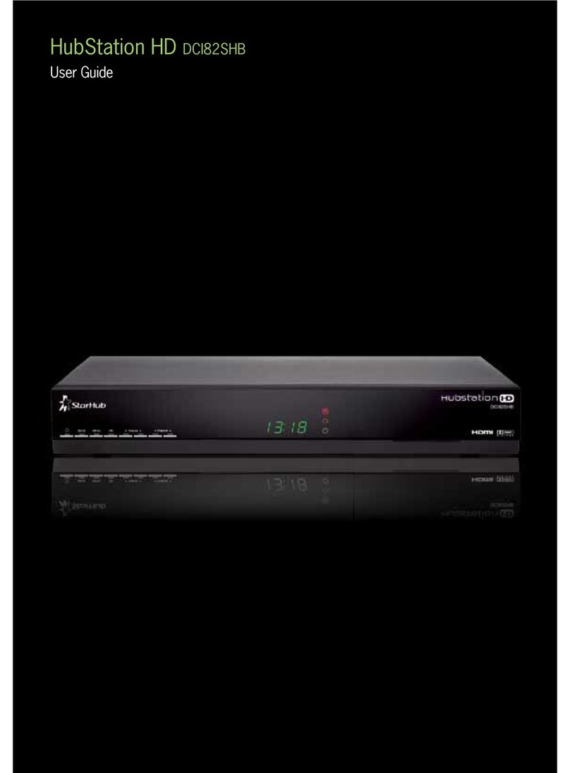 StarHub HubStation HD DCI82SHB User manual