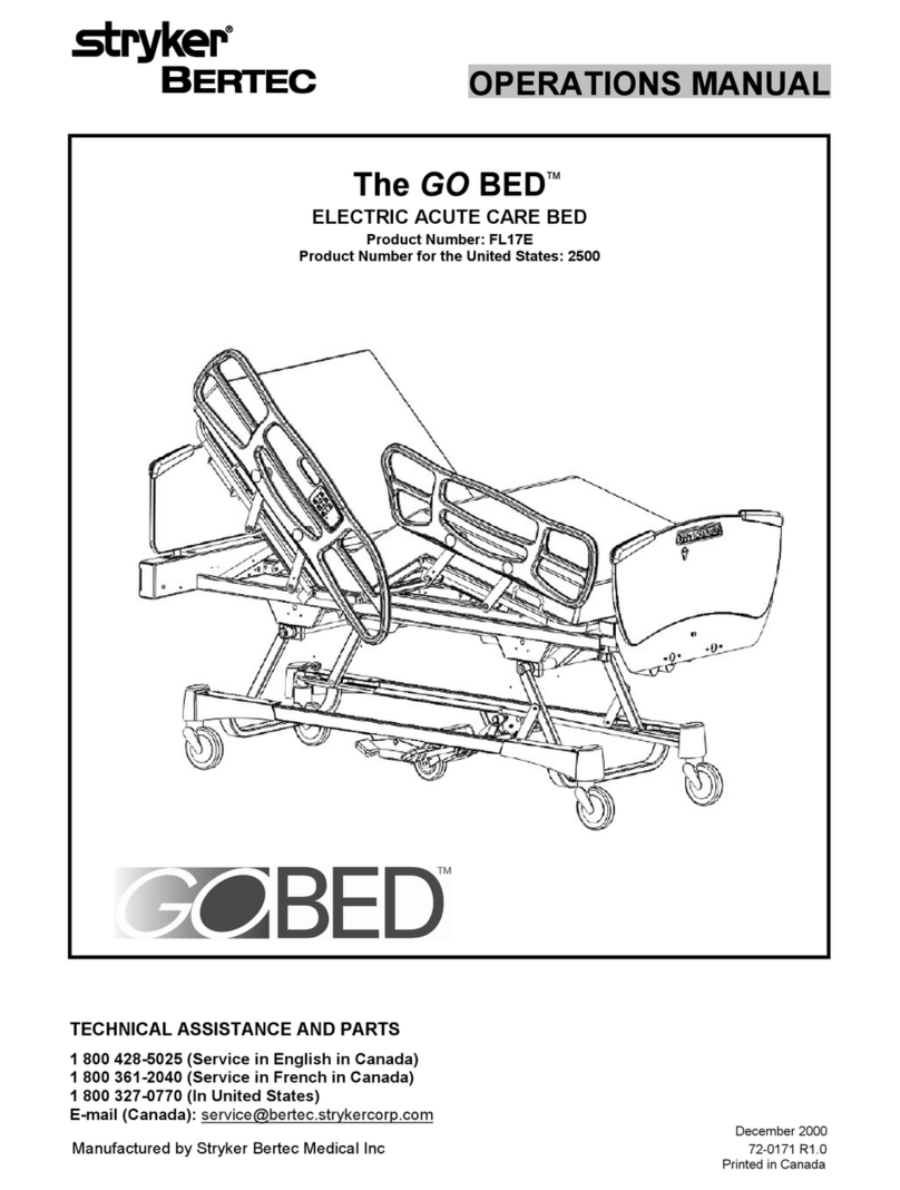 Stryker The Go BED FL17E Operation manual