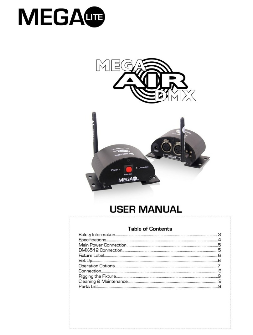 MegaLite Mega Air DMX user manual