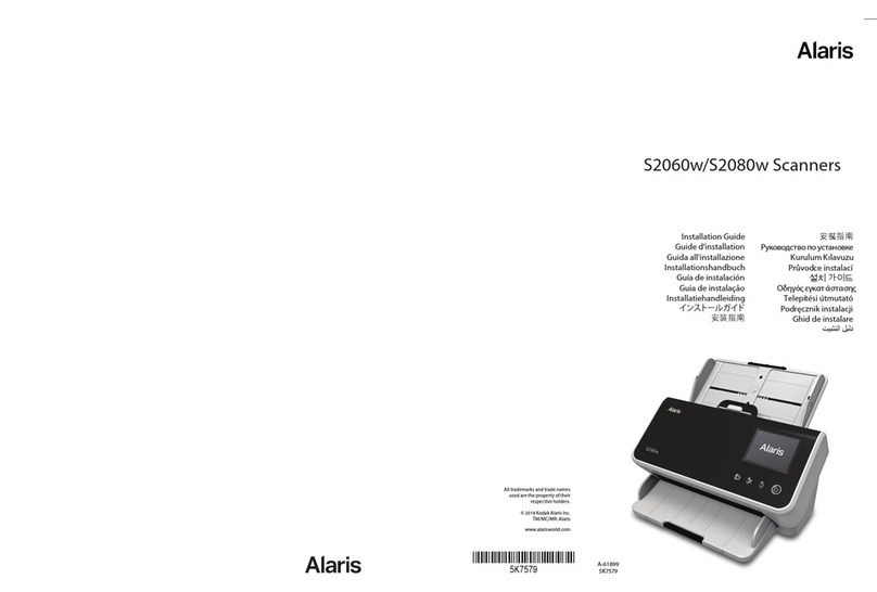 Alaris S2080w User manual