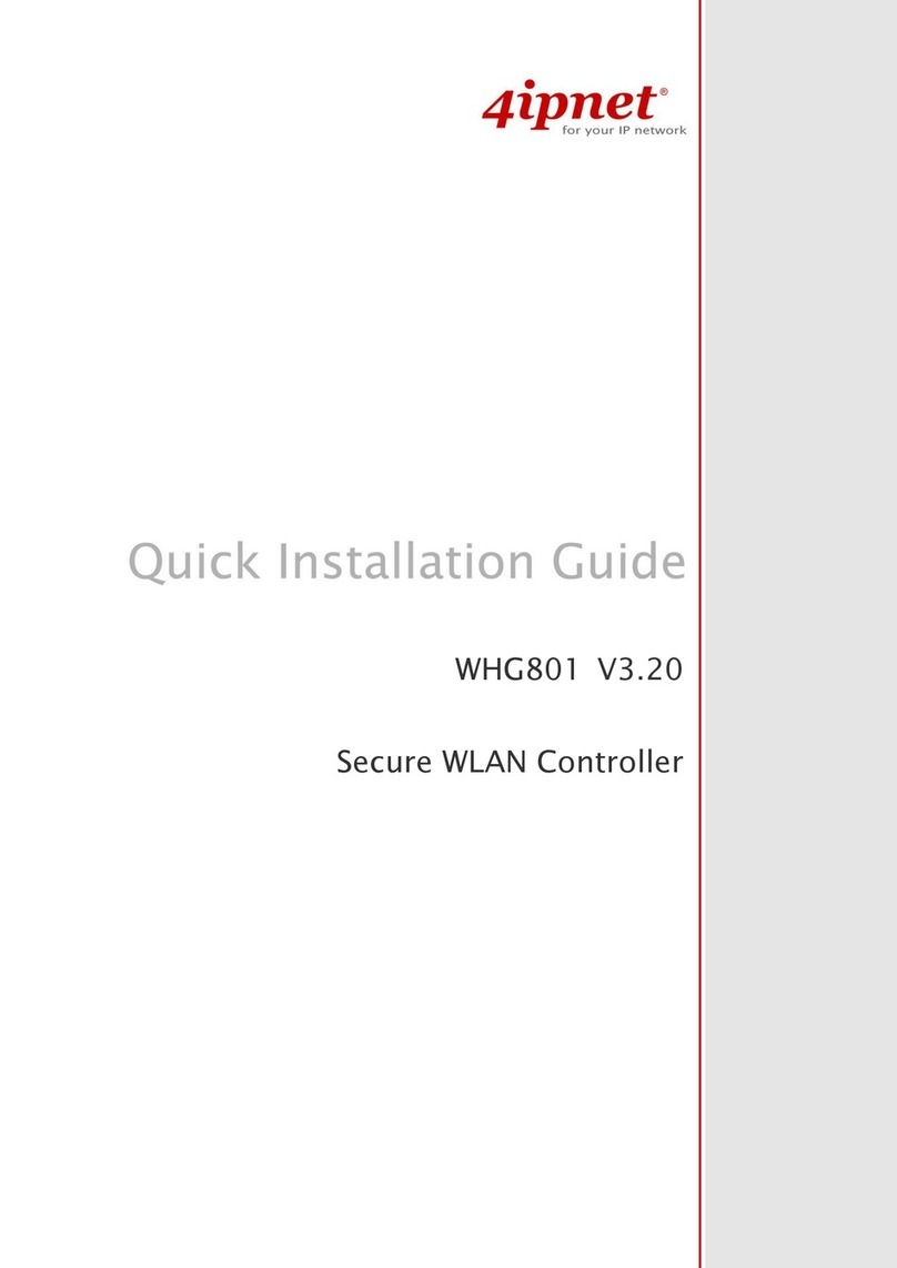 4IPNET WHG801 Quick installation guide