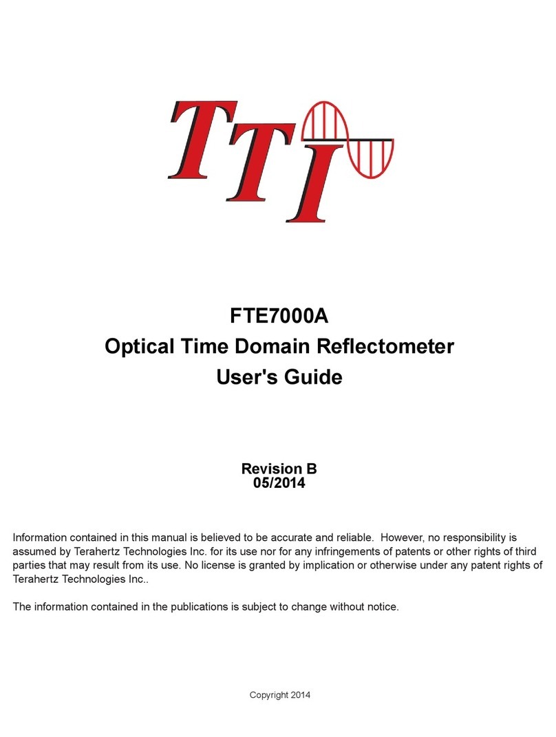 TTI FTE-7000A user guide