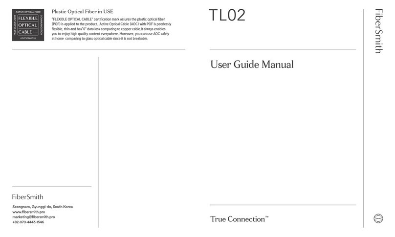 Fibersmith TL02 User guide manual