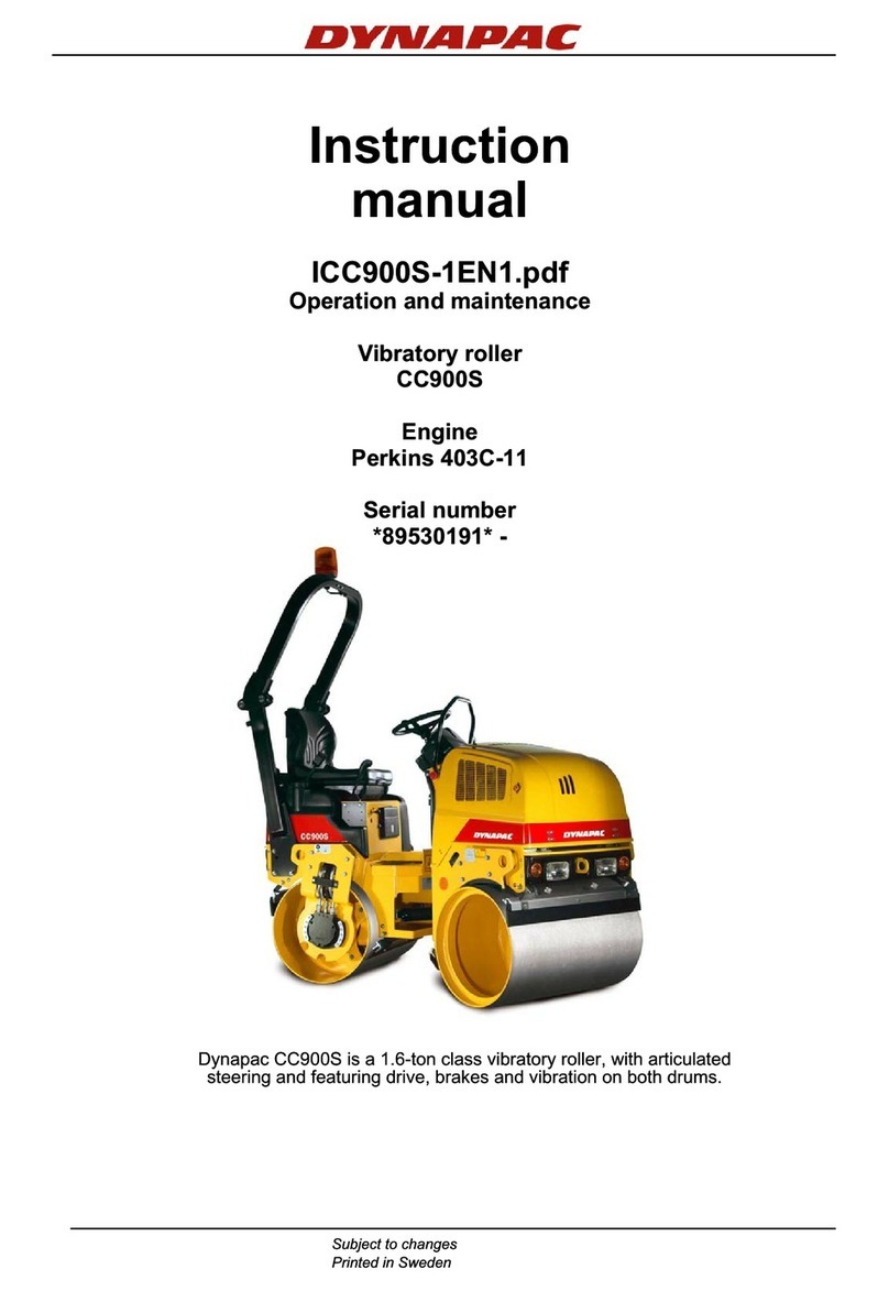 Dynapac CC900S User manual