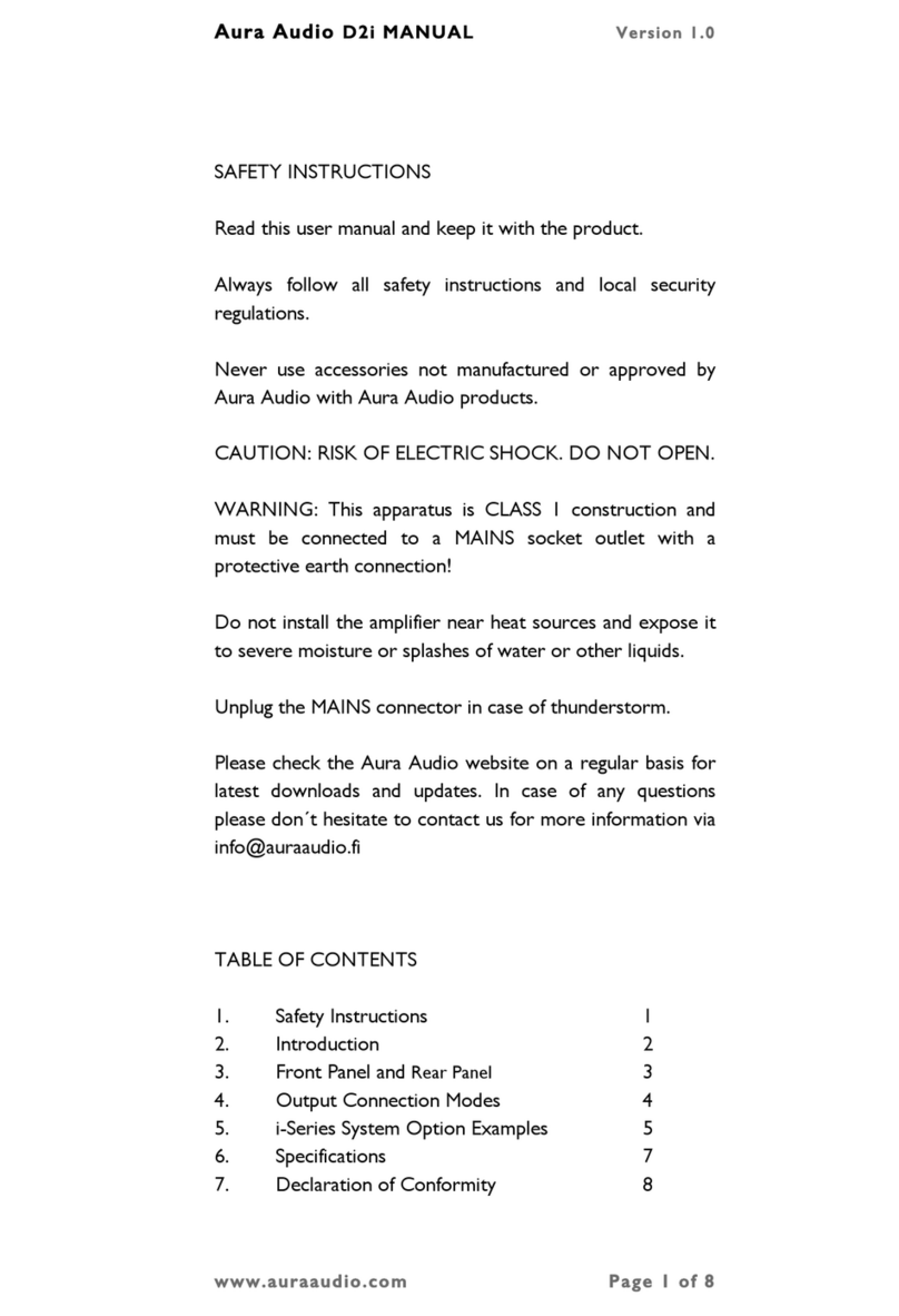 Aura Audio D2i manual