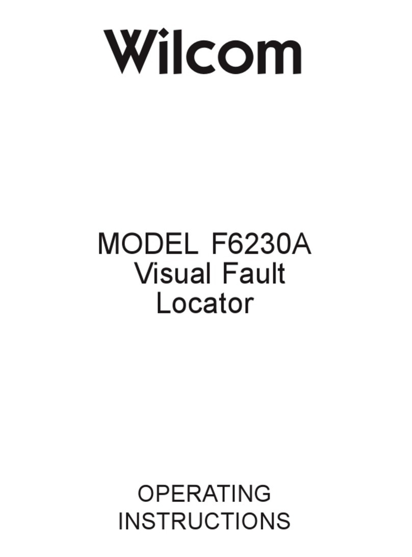Wilcom F6230A operating instructions