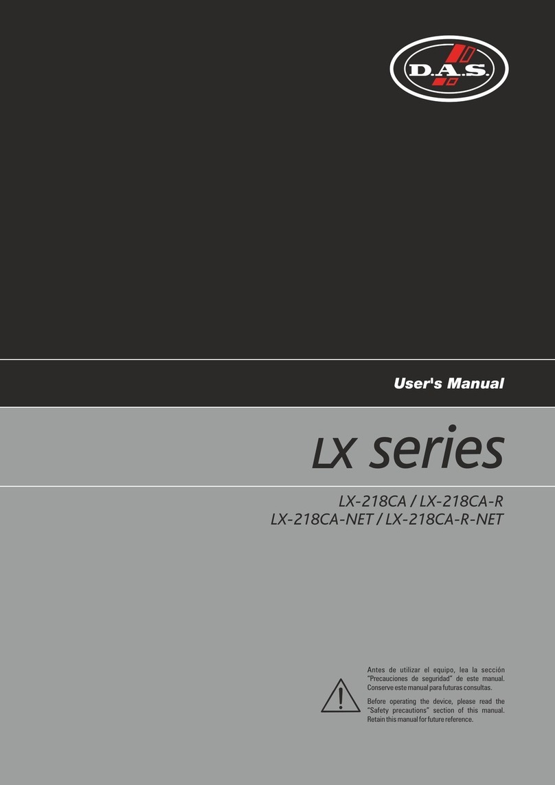 D.A.S. LX-218CA user manual