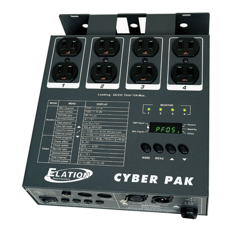 Elation CYBER PAK User manual