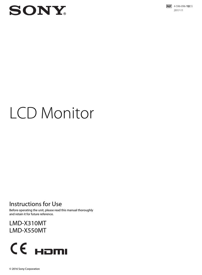 Sony LMD-X310MT User manual