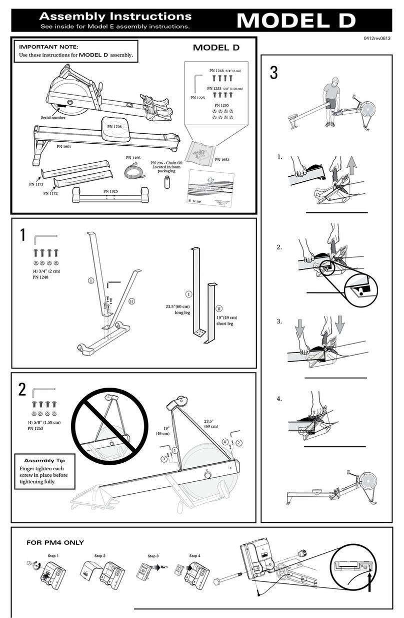 Concept2 D User manual