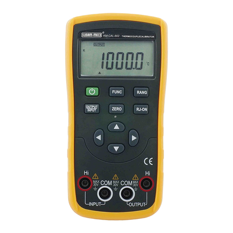 Kusam-meco KM-CAL-802 User manual