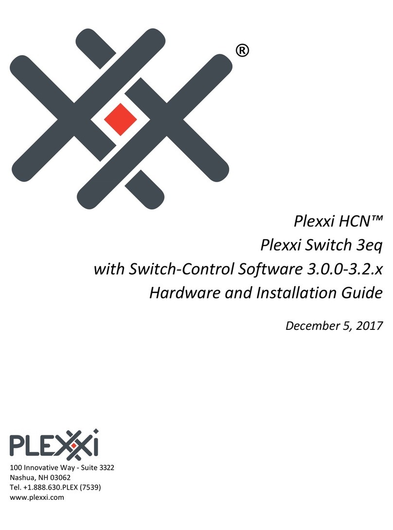 Plexxi 3eq User manual