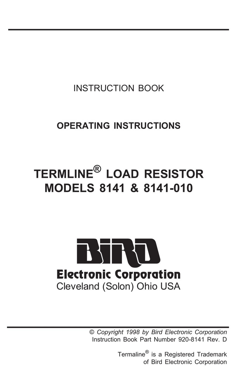 BIRD TERMLINE 8141 User manual