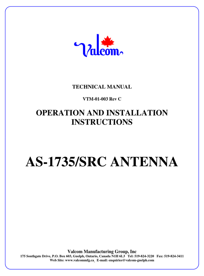 Valcom AS-1735/SRC User manual