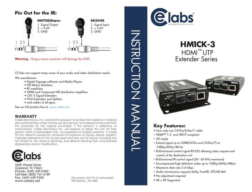 Elabs HM1CK-3 instruction manual
