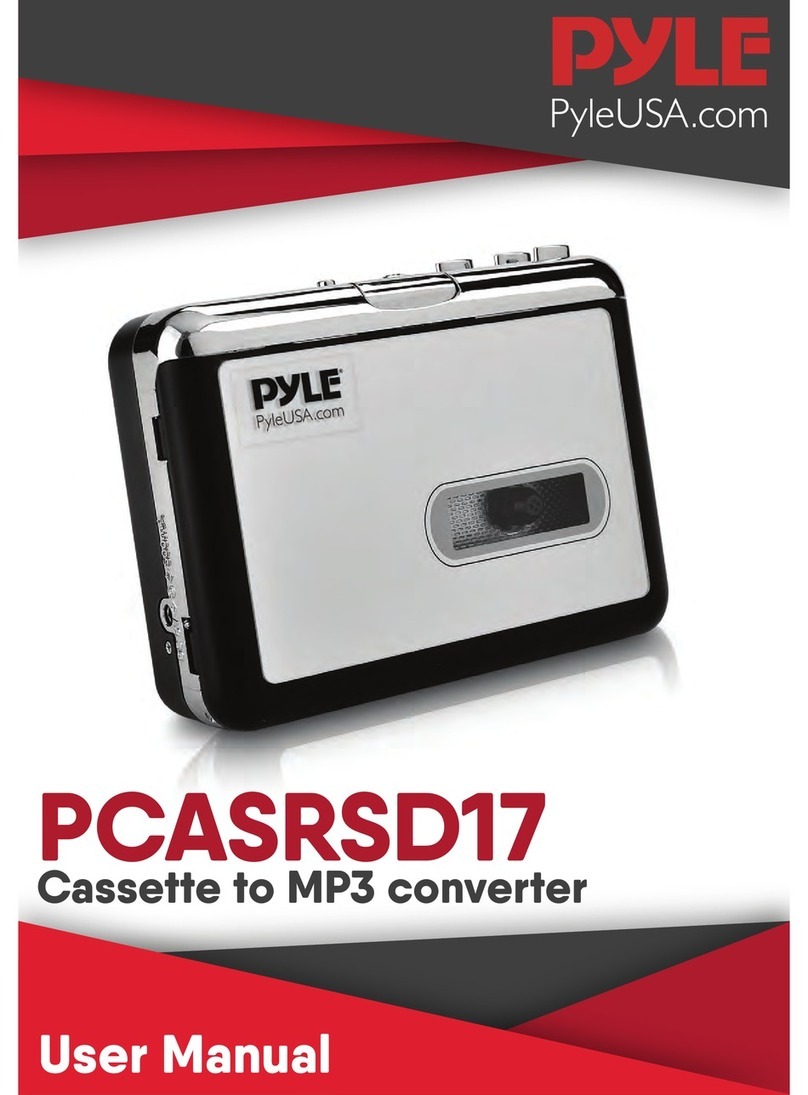 Pyle PCASRSD17 user manual