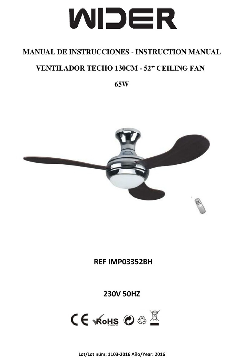 Wider IMP03352BH instruction manual