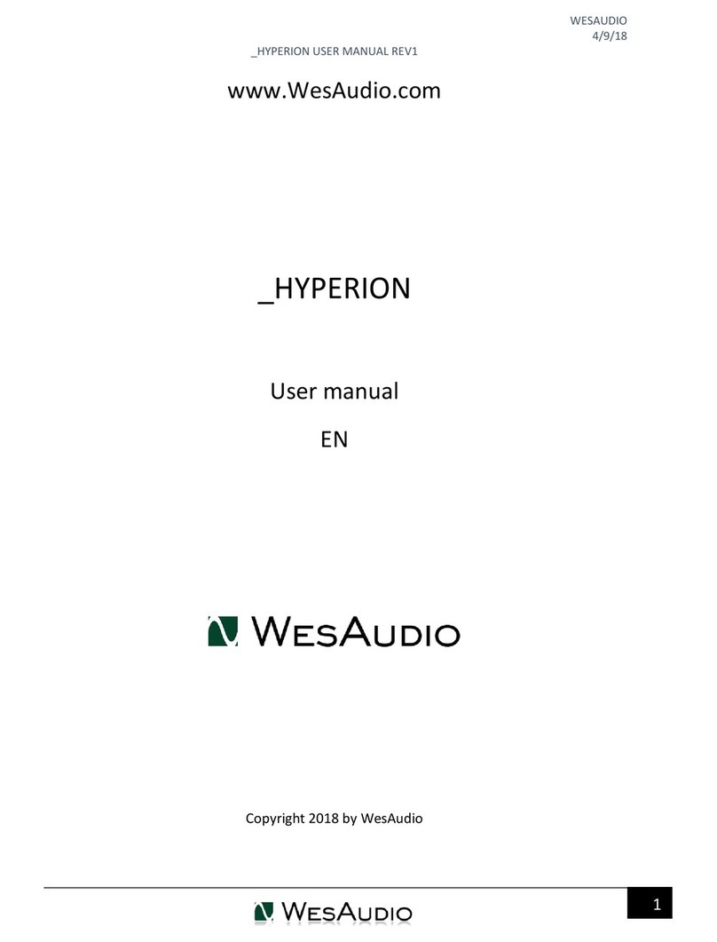 WesAudio HYPERION user manual