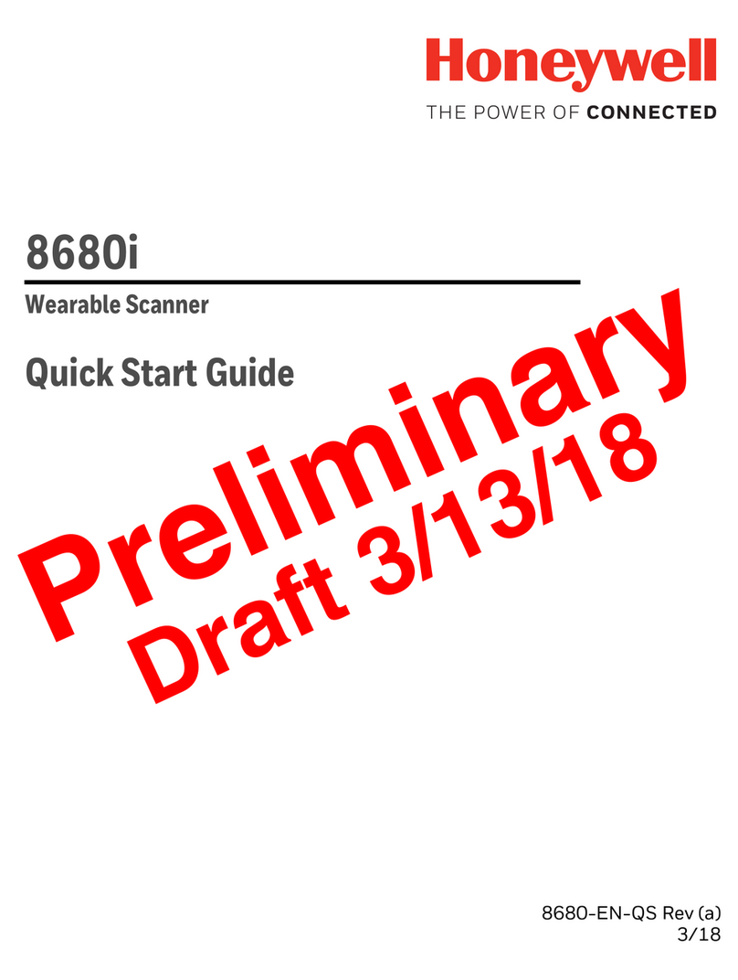 Honeywell 8680i Series User manual