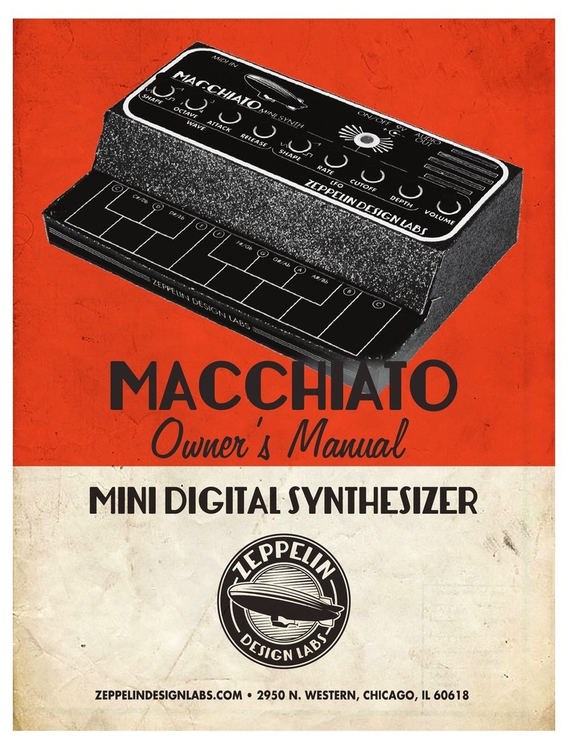 Zeppelin Design Labs MACCHIATO owner's manual