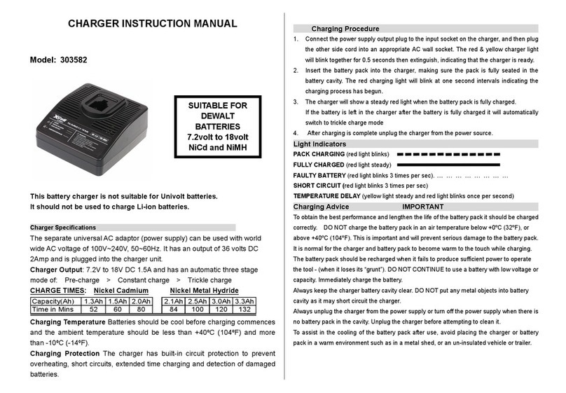 XCell 303582 instruction manual