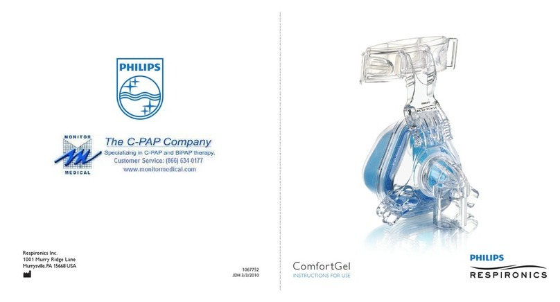 PHILIPS Respironics ComfortGel Instructions for use