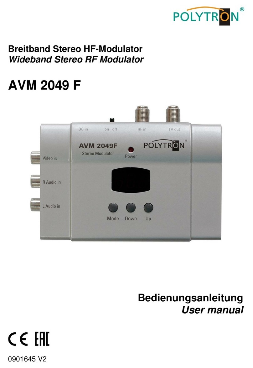 Polytron AVM 2049 F User manual