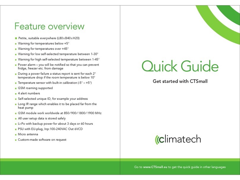 Climatech CTSmall quick guide