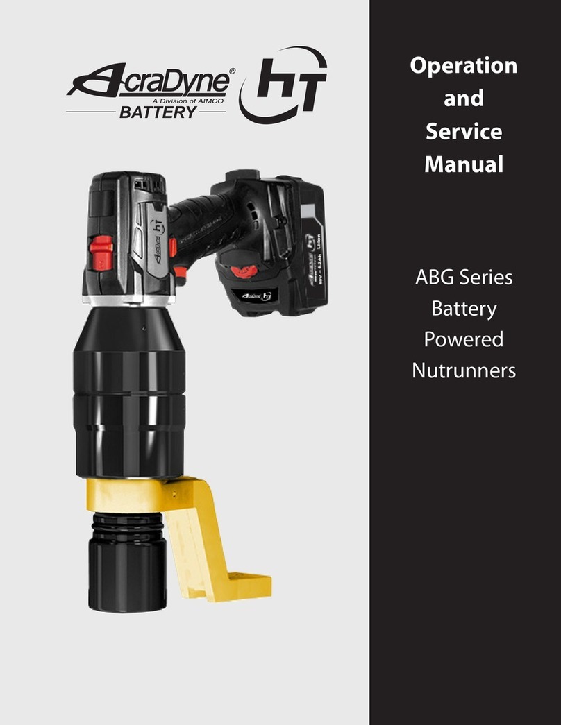 AcraDyne ABG Series Operation manual