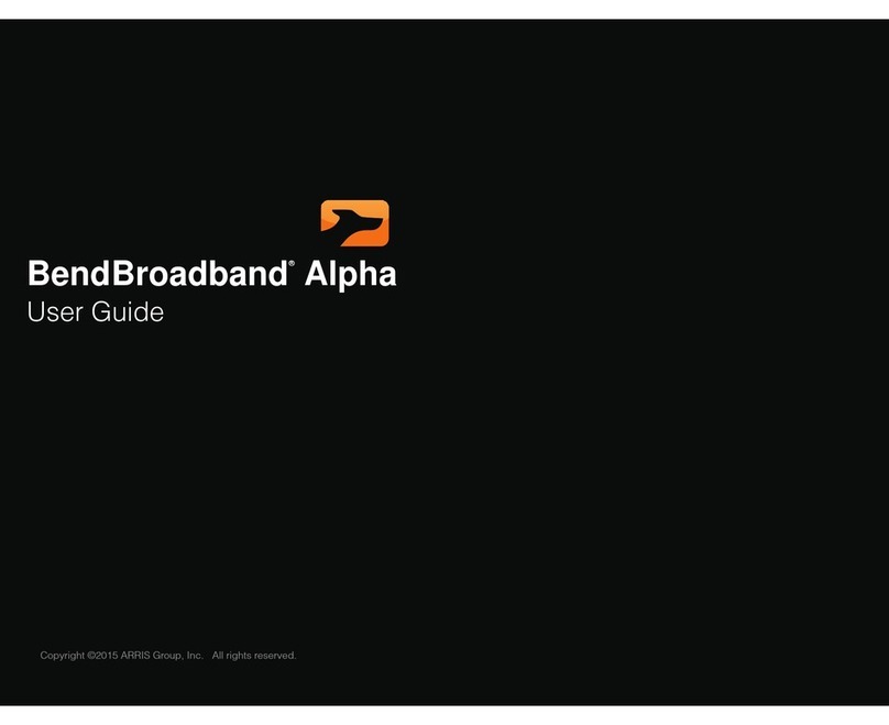 Arris BendBroadband Alpha user guide