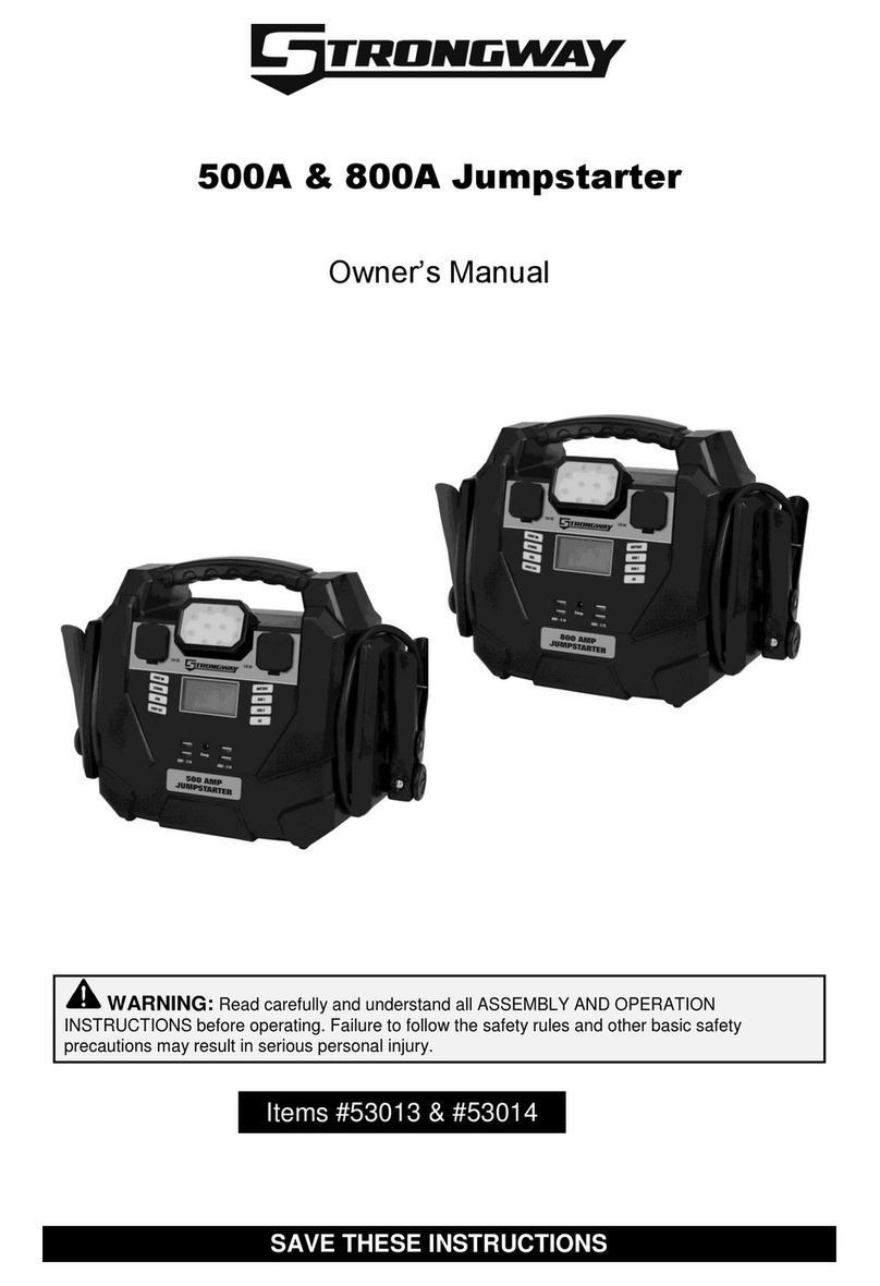 Strongway 500A 53013 owner's manual