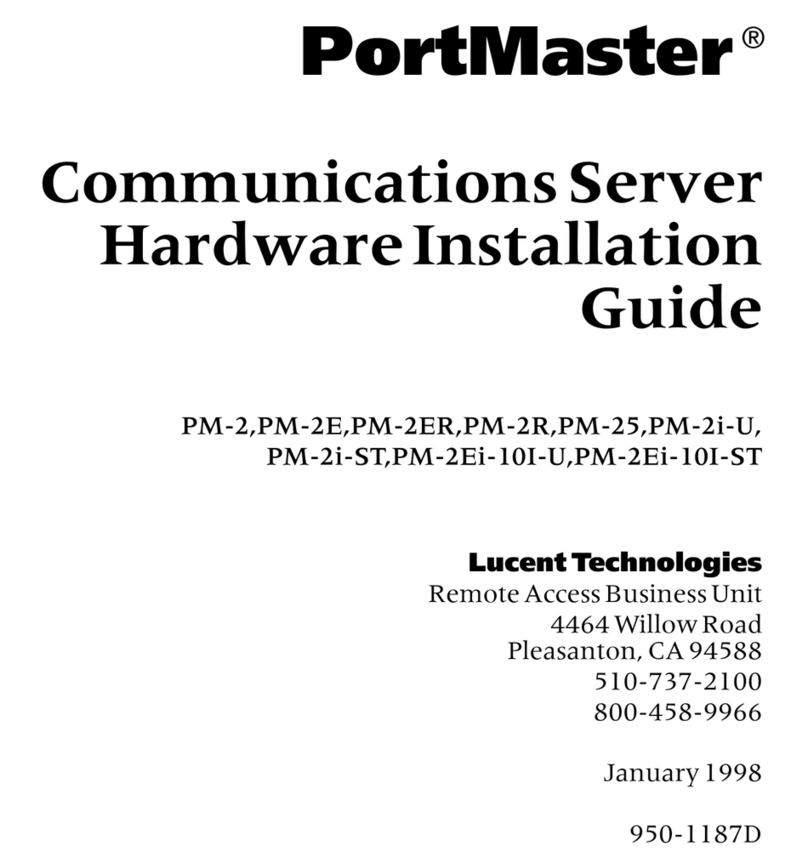 Lucent Technologies PortMaster PM-2 Manual