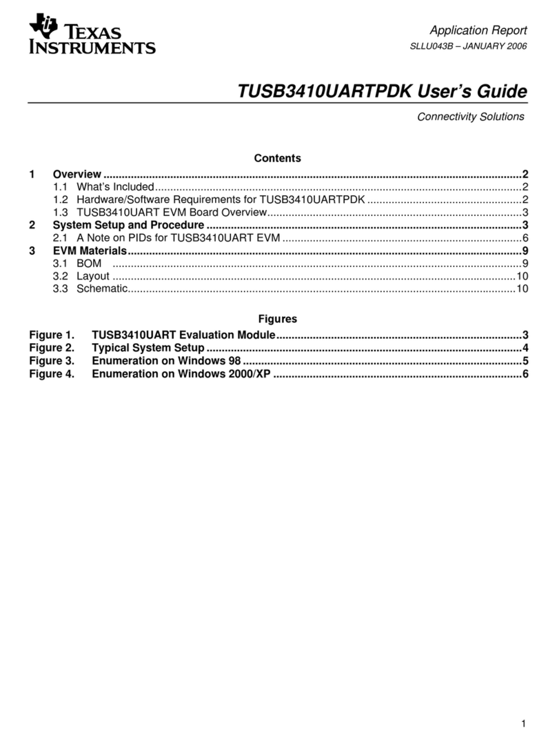 Texas Instruments TUSB3410UARTPDK user guide