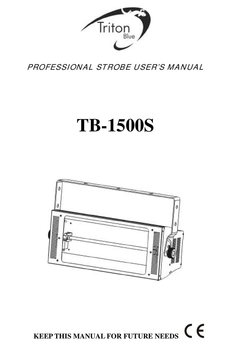 Triton Blue TB-1500S User manual