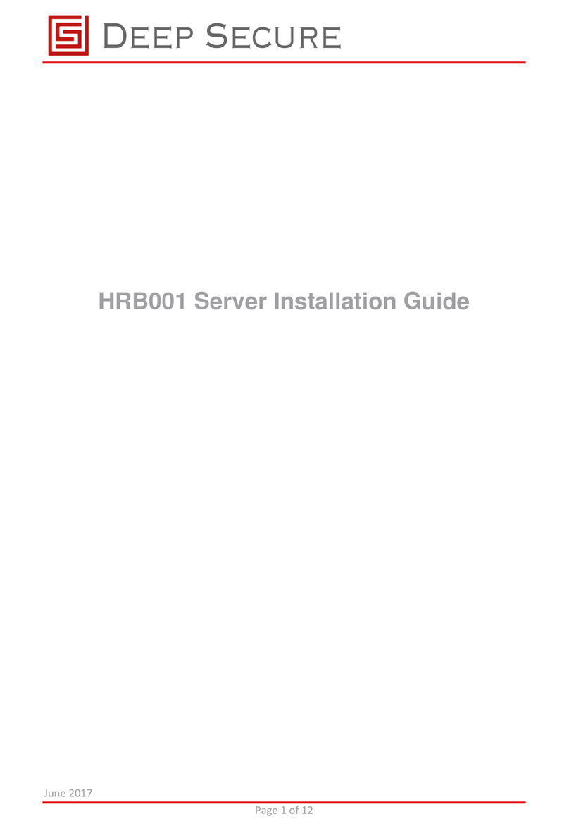 Deep Secure HRB001 installation guide Deep Secure HRB001 installation guide