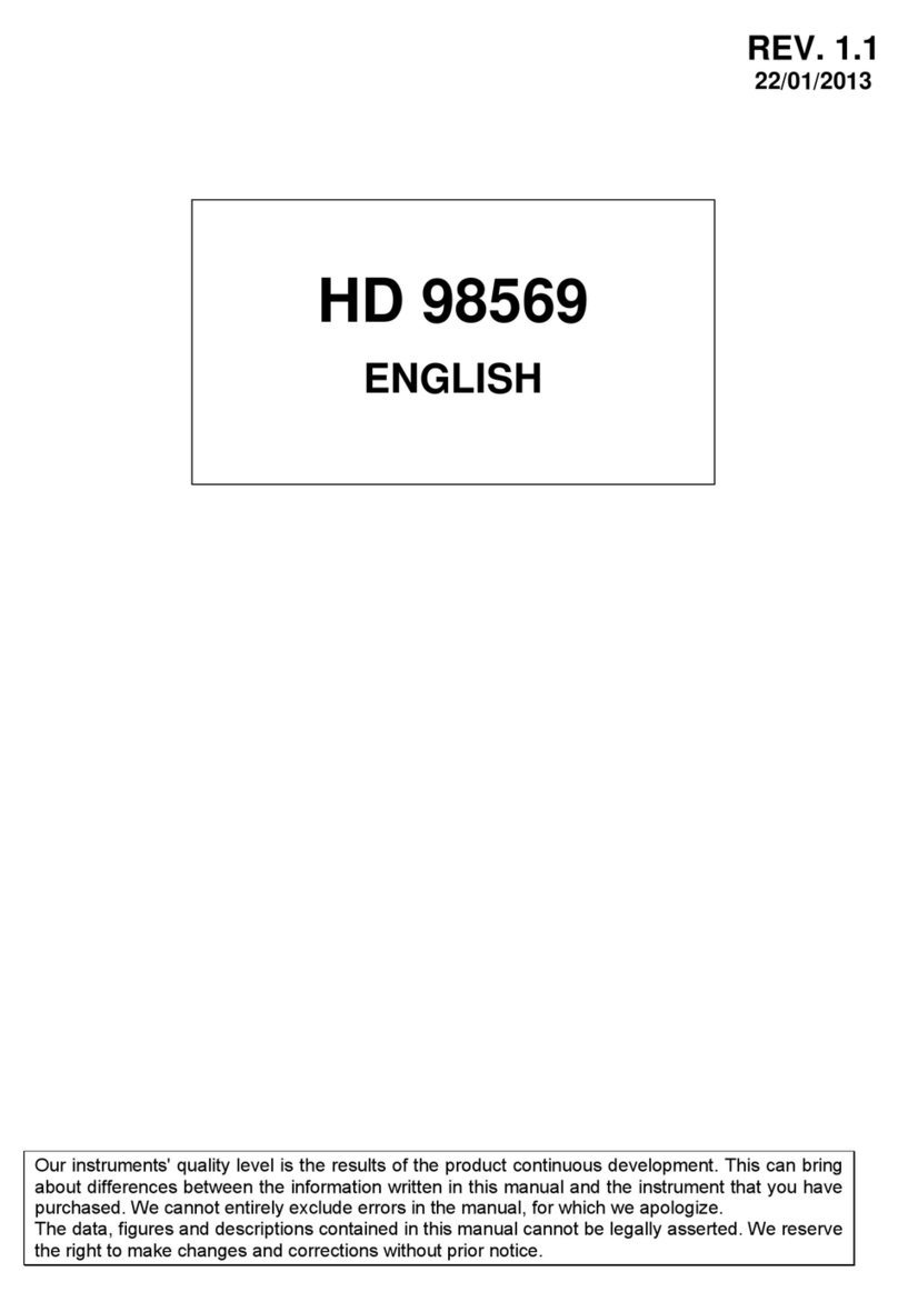 Delta OHM HD 98569 manual