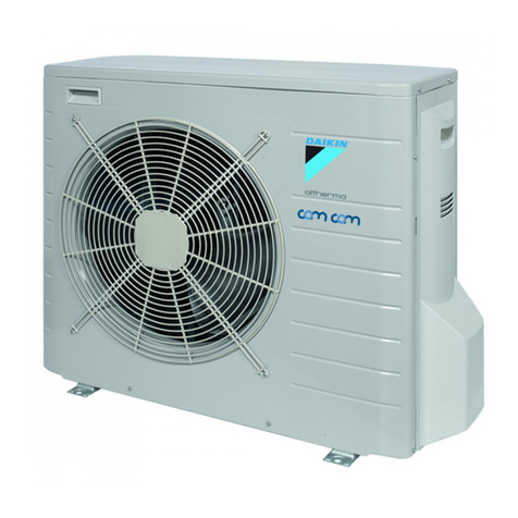 Daikin Altherma 08CA Installer's reference guide