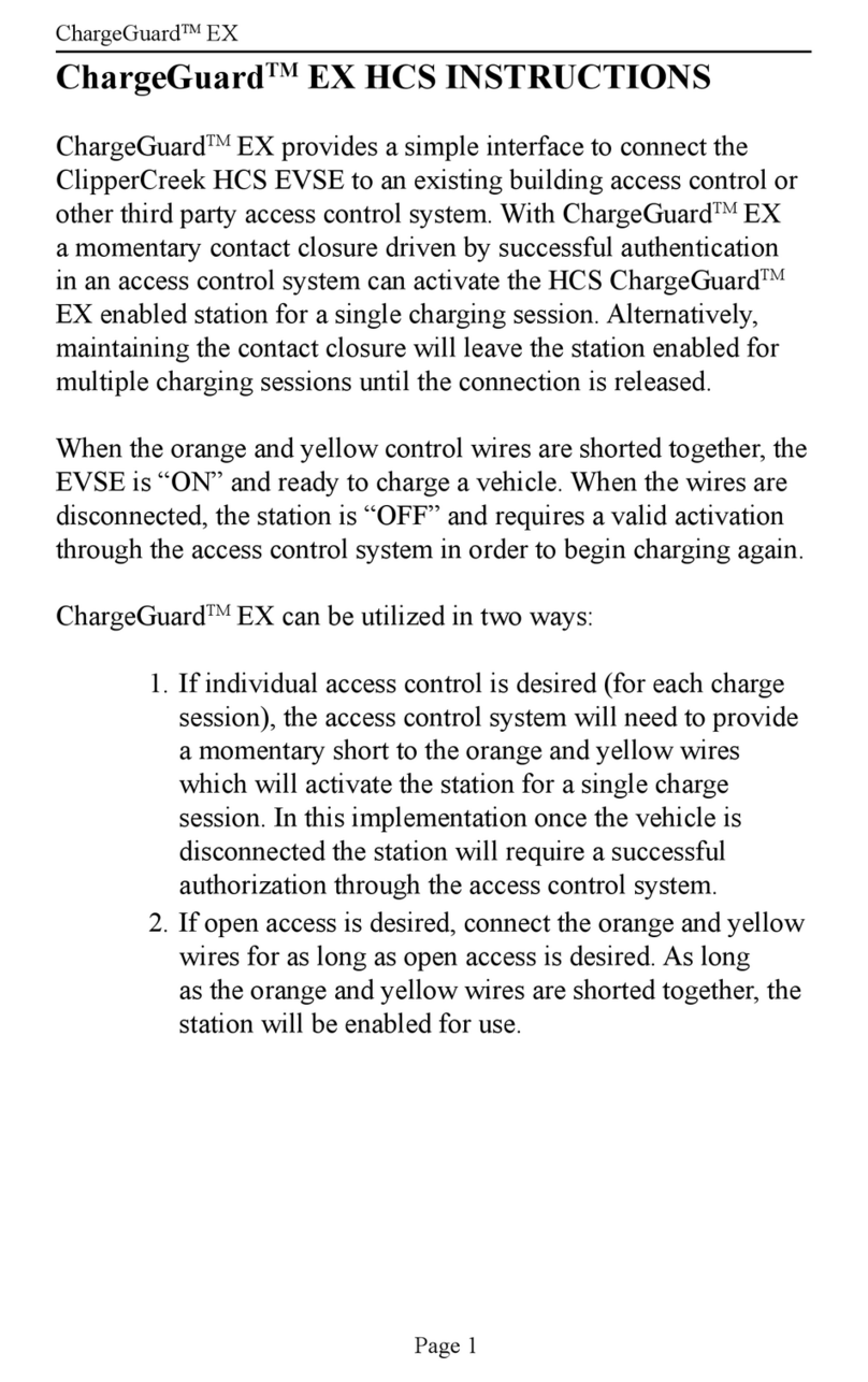 ClipperCreek ChargeGuard EX Instructions for use