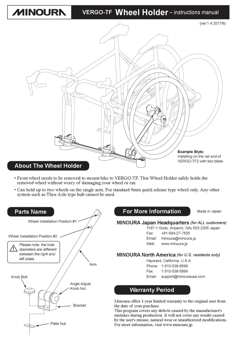 MINOURA VERGO-TF User manual