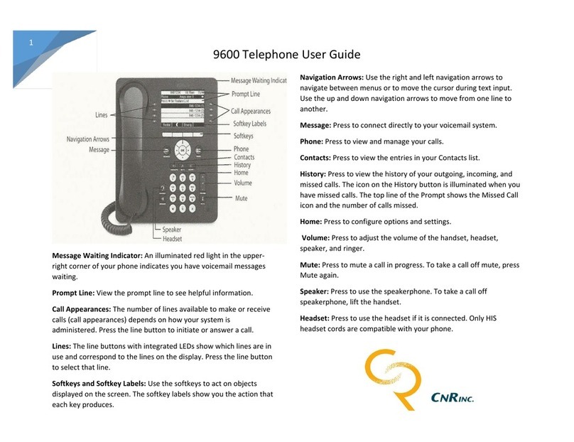 Avaya one-X 9600 Series User manual