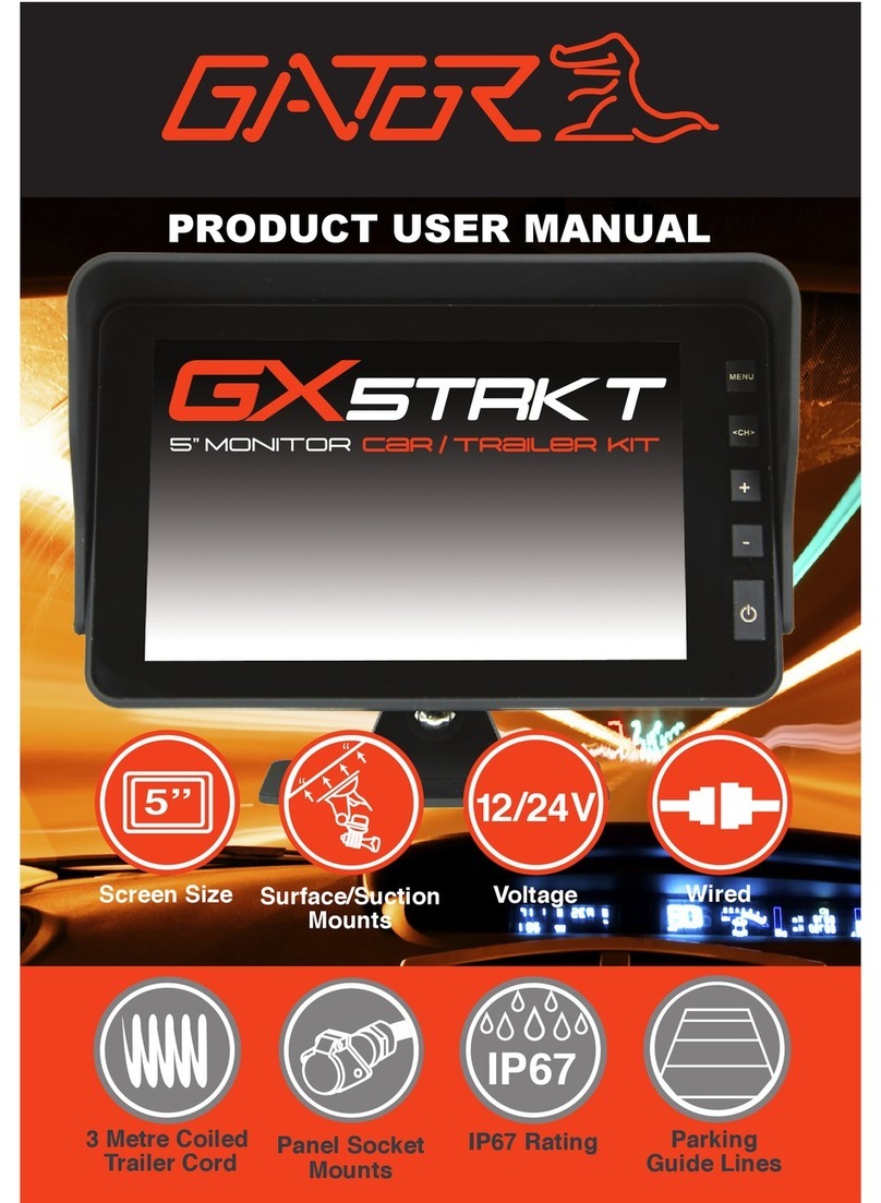 Gator GX5TRKT Operational manual Gator GX5TRKT Operational manual
