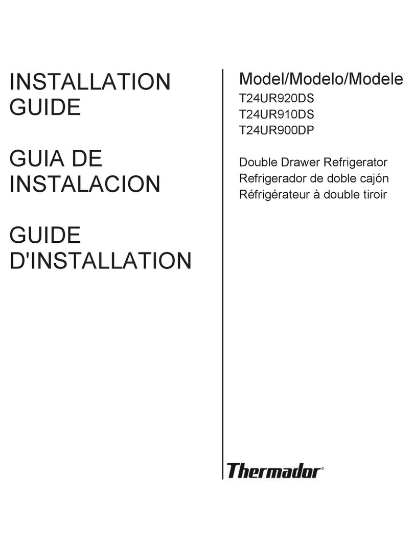 Thermador T24UR920DS User manual