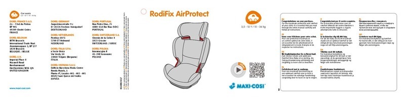 MaxiCosi RodiFix AirProtect Instructions for use