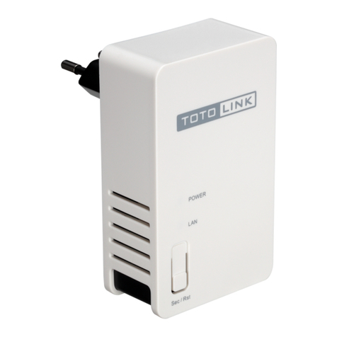 Toto Link PL200 Quick installation guide